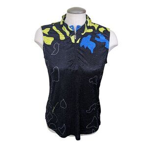 Jamie Sadock Golf Top Cooltrex Womens XS Activewear Quarter Zip SPF Pickleball